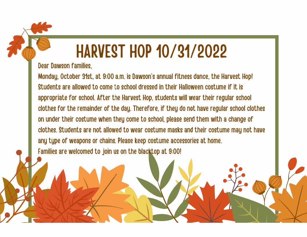 Harvest Hop English